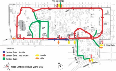 Mapa da UEM - 2017