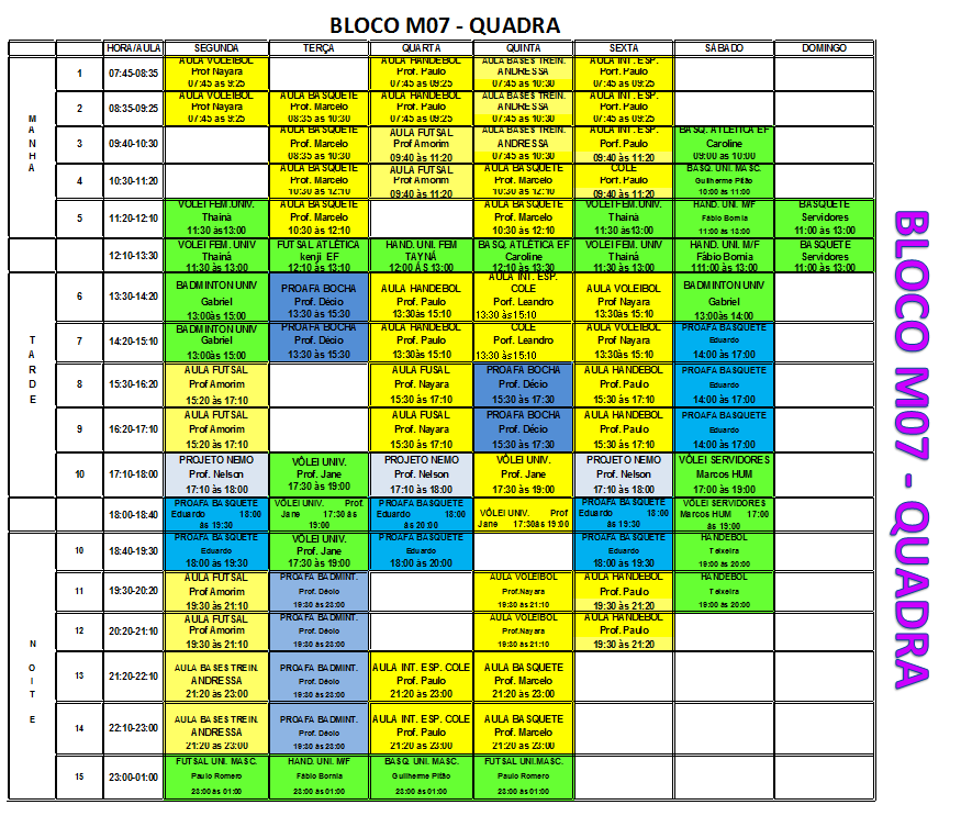 Quadra Bloco M07